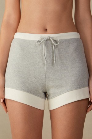 Intimissimi Warm Cuddles Shorts Grå | DKDYB74966